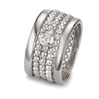Ringset 5-teilig mit Zirkonia