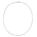 Collier Silber rhodiniert 45 cm