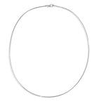 Collier Silber rhodiniert 45 cm