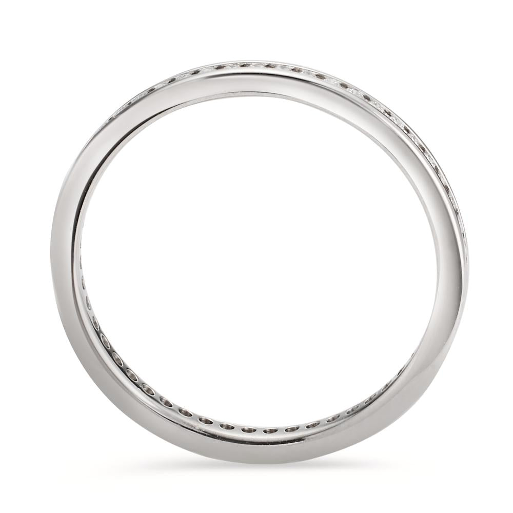 Memory Ring 950 Platin Diamant 0.25 ct, 50 Steine, w-si