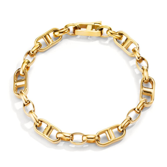 Armband Edelstahl gelb IP beschichtet 19.5 cm
