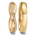 Partnerring 750/18 K Gelbgold