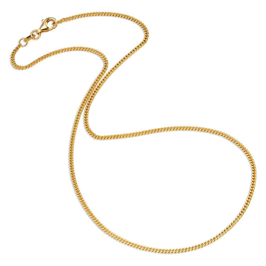 Panzer-Halskette 375/9 K Gelbgold 50 cm