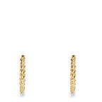 Klappcreolen 750/18 K Gelbgold
