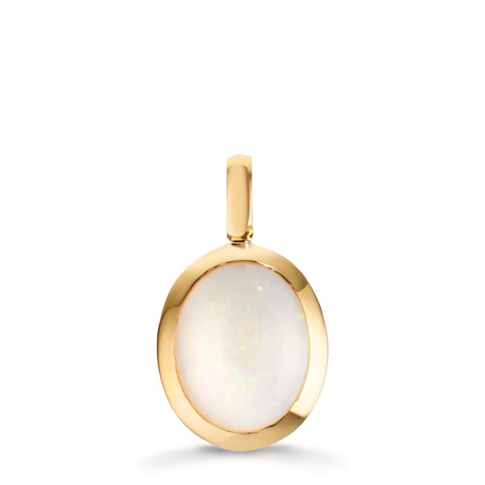 Anhänger 750/18 K Gelbgold Opal
