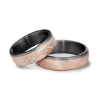 Partnerring 999 Tantal, 585/14 K Rosegold