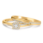 Fingerring Silber Zirkonia vergoldet