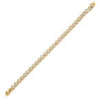 Armband Silber Zirkonia 28 Steine vergoldet