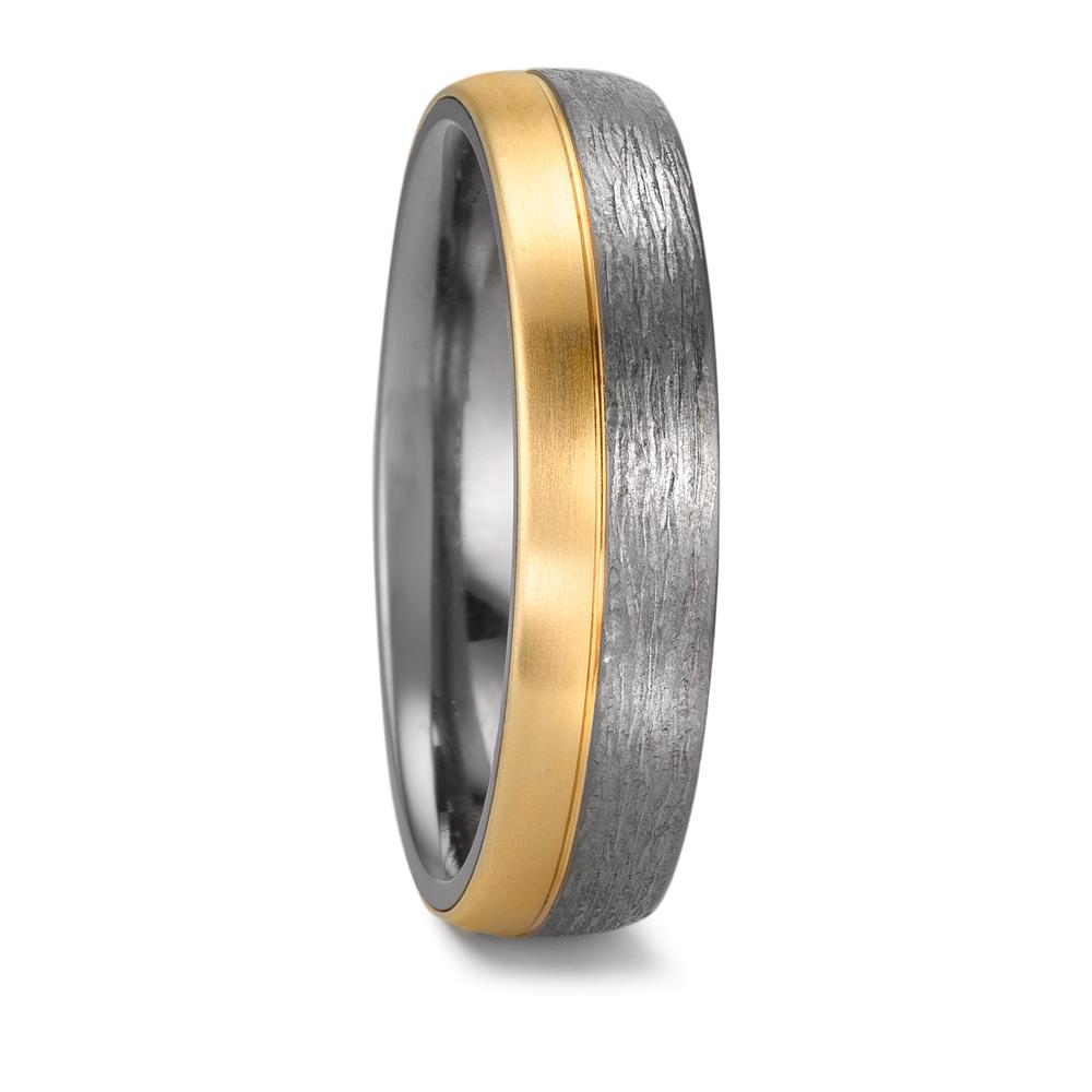 Partnerring 999 Tantal, 585/14 K Gelbgold