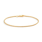 Armband Silber gelb vergoldet Ø1.4 mm