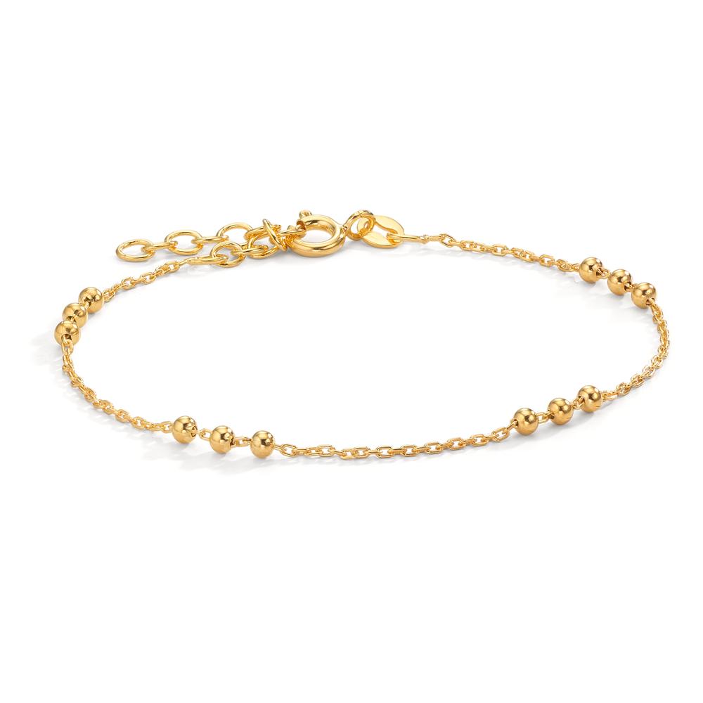 Armband Silber gelb vergoldet verstellbar
