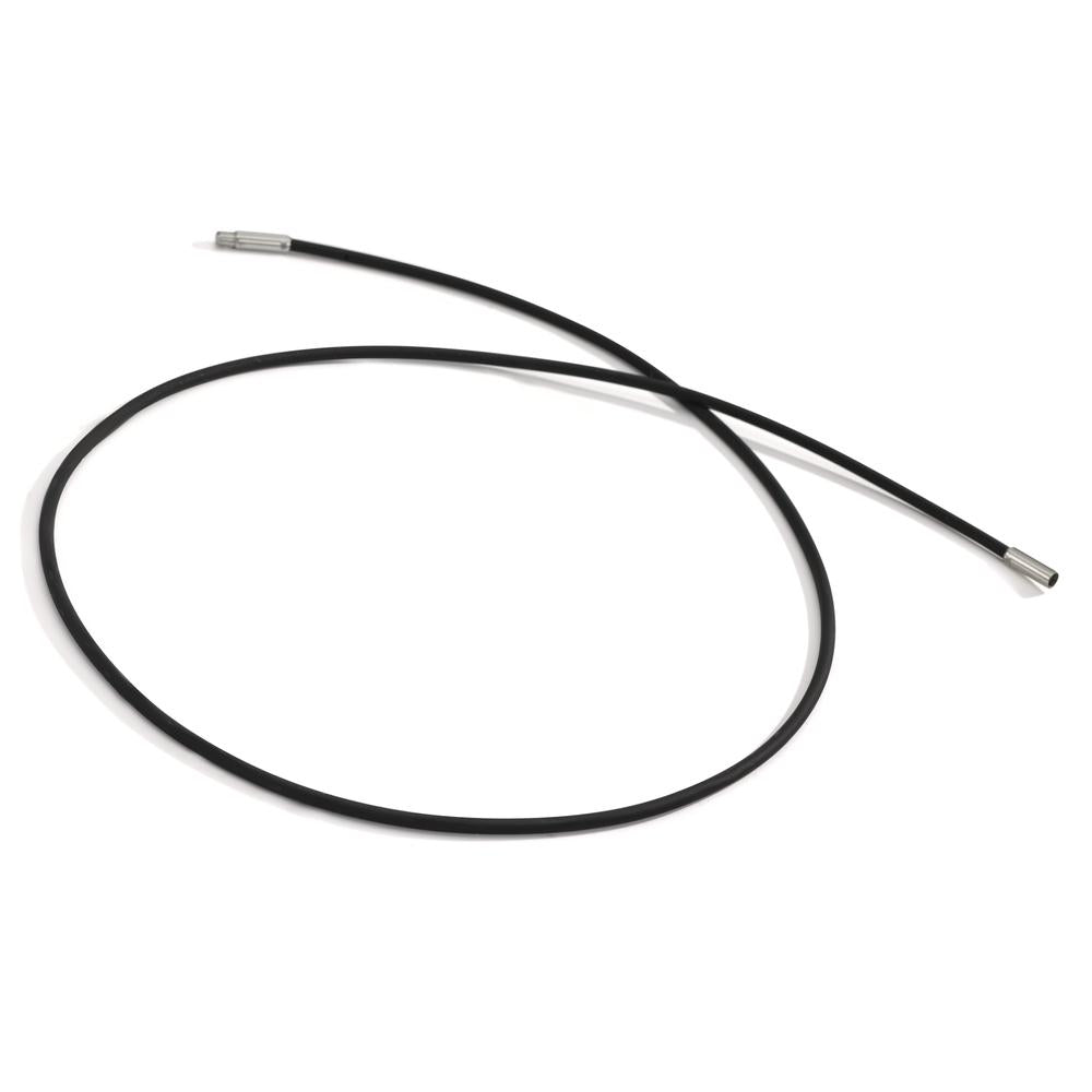 Halsband Silikon, Edelstahl 45 cm