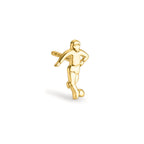 Ohrstecker 1 Stk 375/9 K Gelbgold Fussball