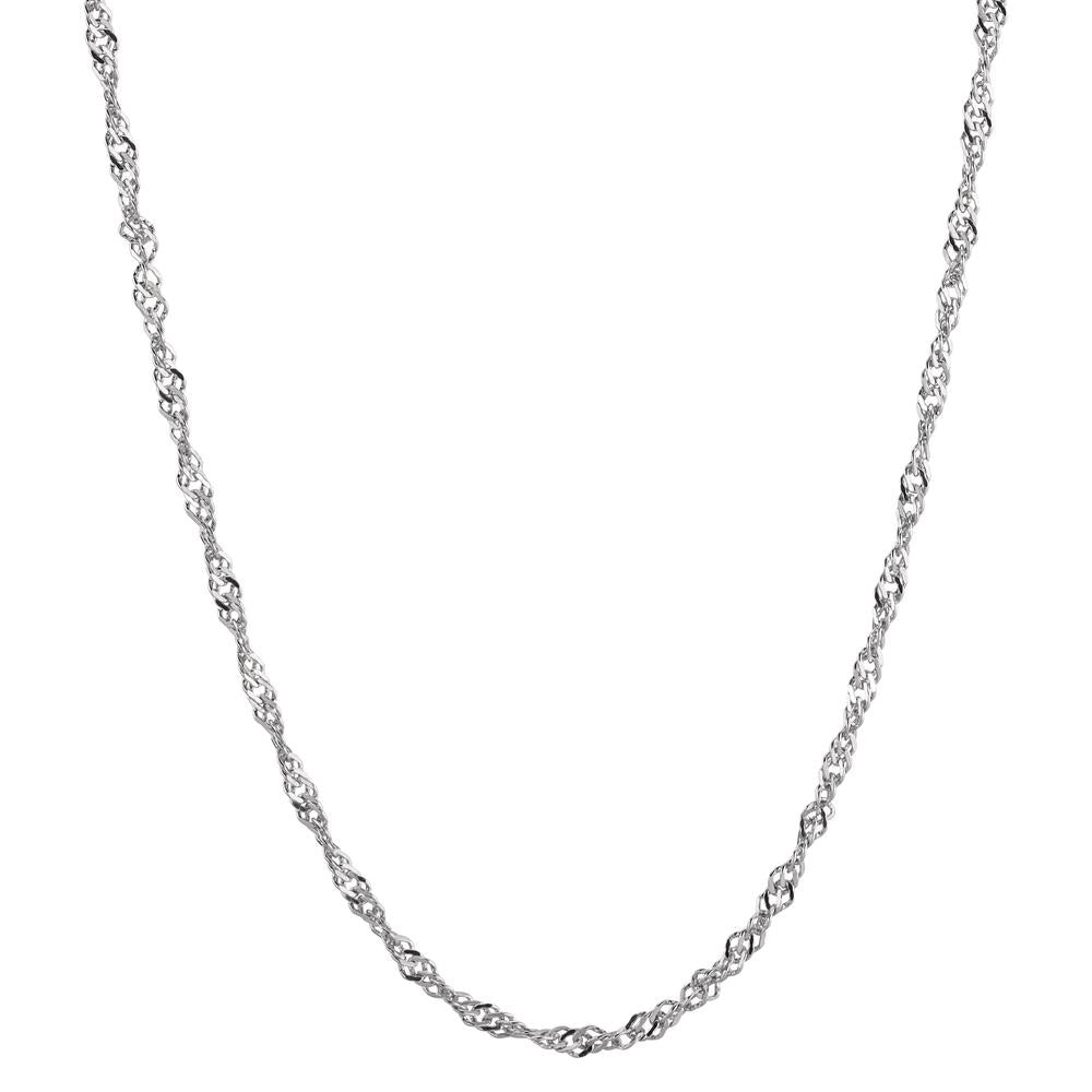 Collier Silber rhodiniert 50 cm