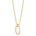 Collier Silber gelb vergoldet 40-44 cm verstellbar