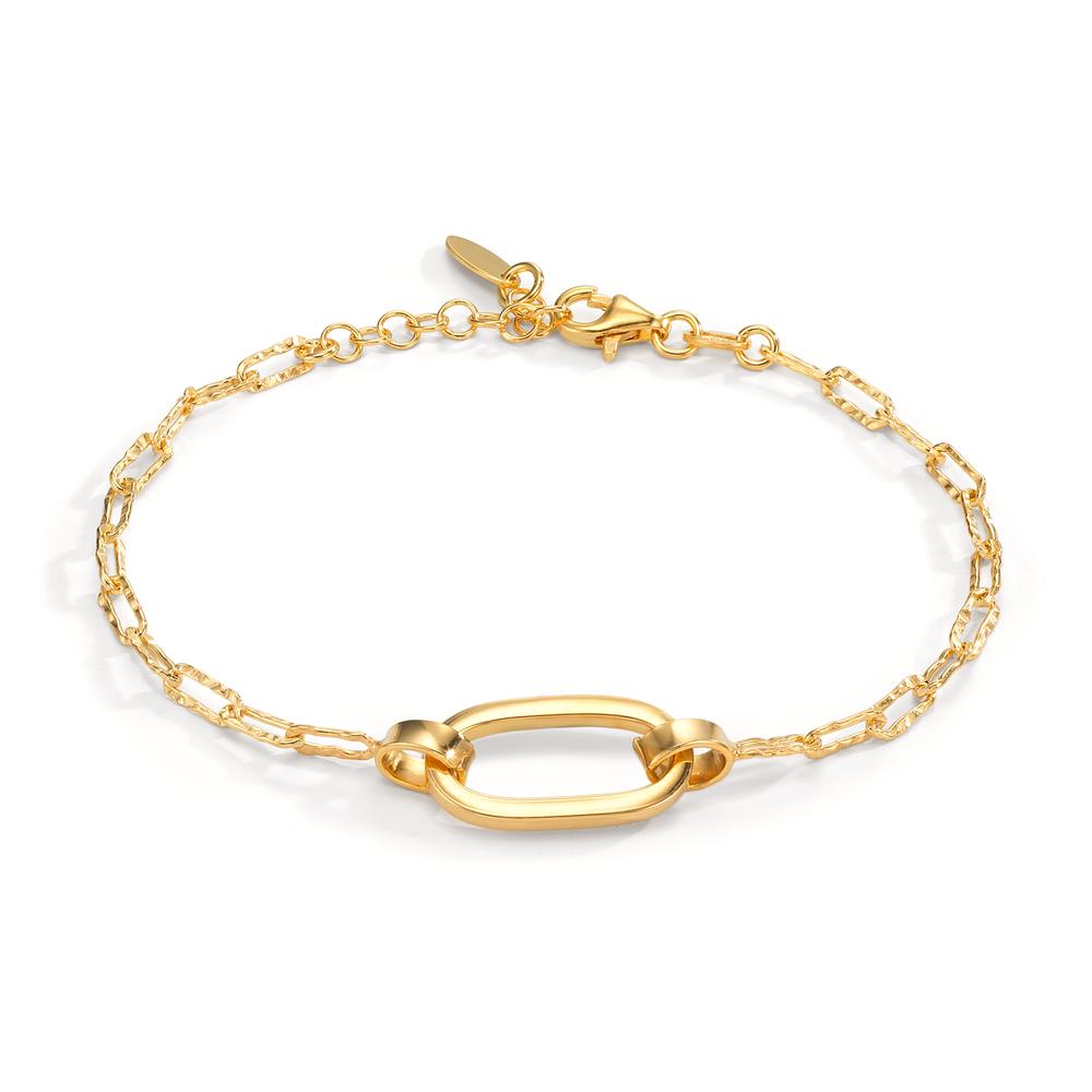 Armband Silber gelb vergoldet verstellbar