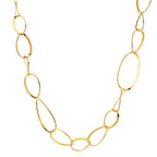 Collier Silber gelb vergoldet 80 cm