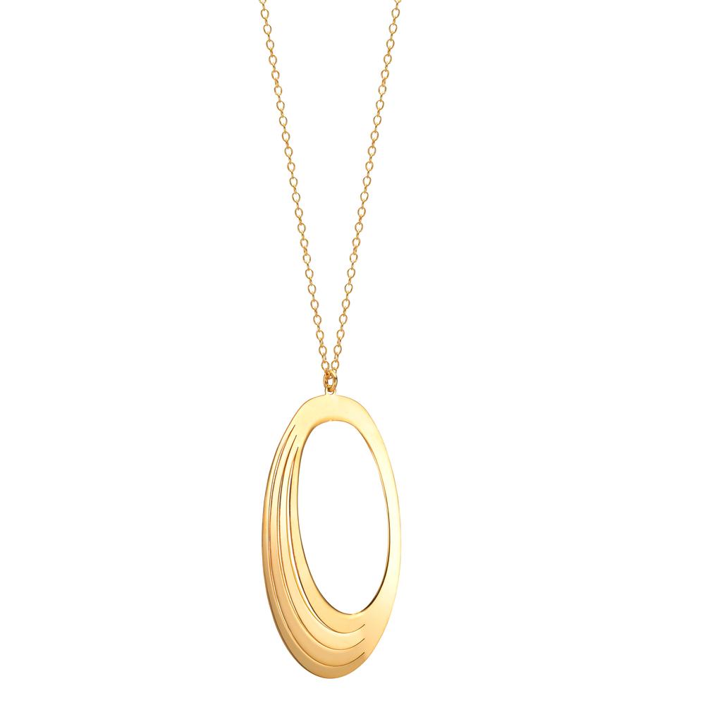 Collier Silber gelb vergoldet 40-44 cm verstellbar