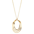 Collier Silber gelb vergoldet 40-44 cm verstellbar