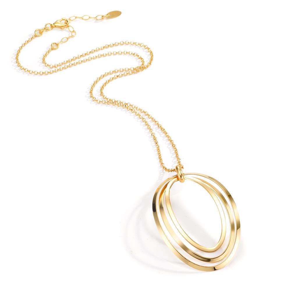 Collier Silber gelb vergoldet 40-44 cm verstellbar