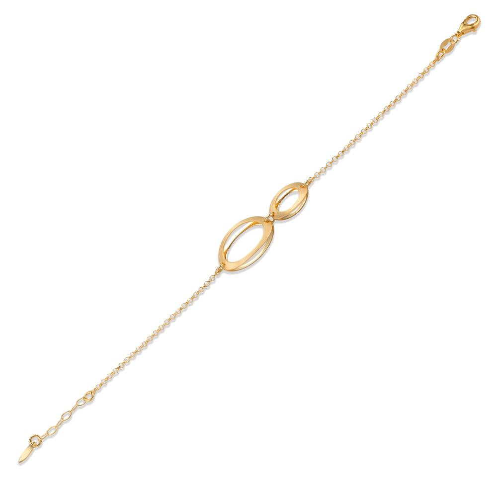 Armband Silber gelb vergoldet verstellbar