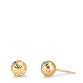 Ohrstecker 375/9 K Gelbgold Ø6 mm