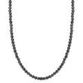 Collier Edelstahl Hämatit 3 mm 42 cm