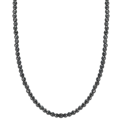 Collier Edelstahl Hämatit 3 mm 42 cm