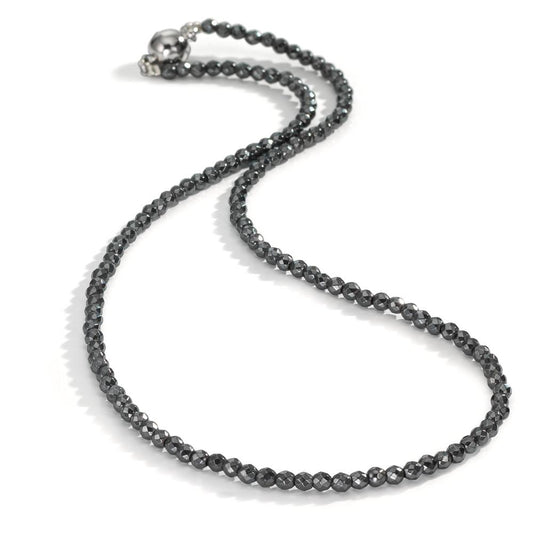 Collier Edelstahl Hämatit 3 mm 42 cm