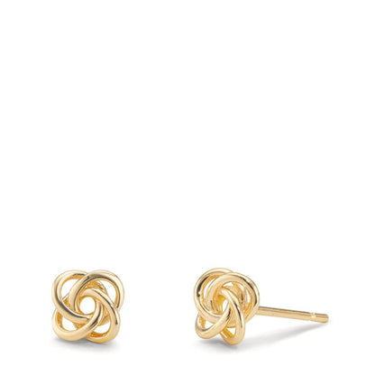 Ohrstecker 375/9 K Gelbgold Knoten Ø5.5 mm