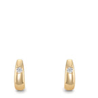 Ohrhänger 375/9 K Gelbgold Zirkonia 2 Steine