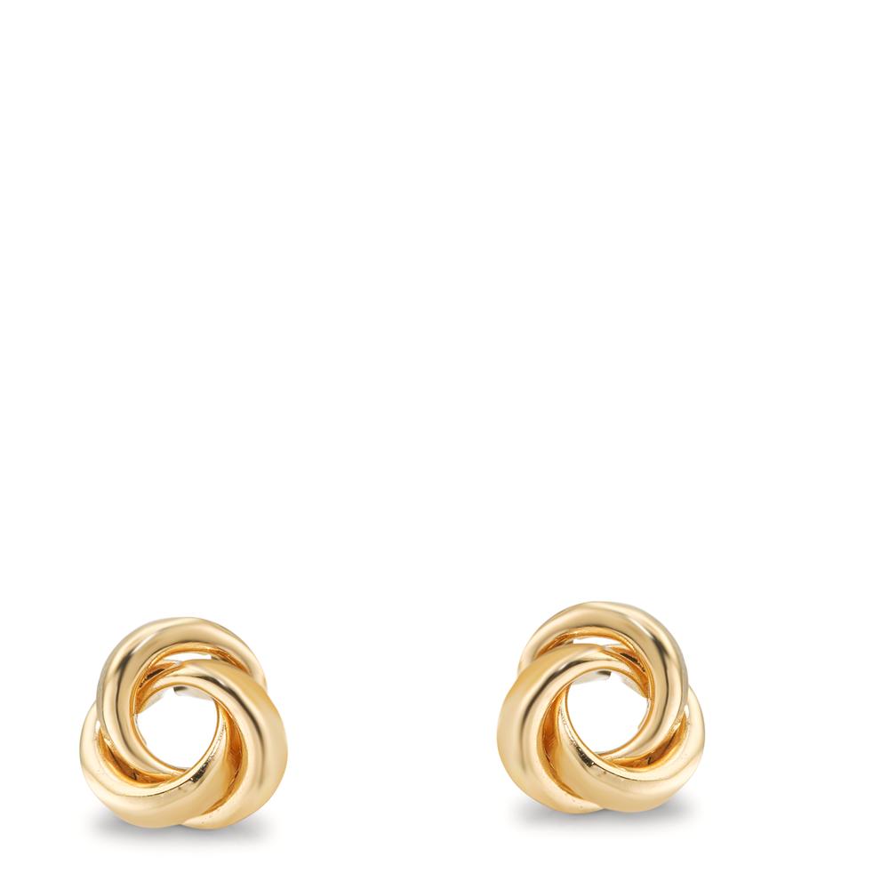 Ohrstecker 375/9 K Gelbgold Knoten Ø7 mm