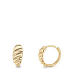 Klappcreolen 375/9 K Gelbgold