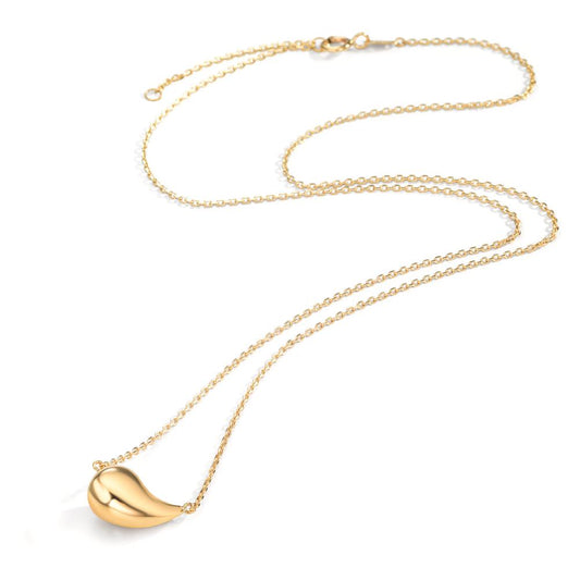 Collier 375/9 K Gelbgold Tropfen 42-45 cm verstellbar