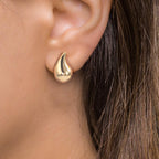 Ohrstecker 375/9 K Gelbgold Tropfen