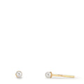 Ohrstecker 375/9 K Gelbgold shining Pearls, 2 Perlen 2-2.5 mm