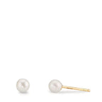 Ohrstecker 375/9 K Gelbgold shining Pearls, 2 Perlen 4-4.5 mm