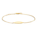 Armband 375/9 K Gelbgold 16-18 cm verstellbar