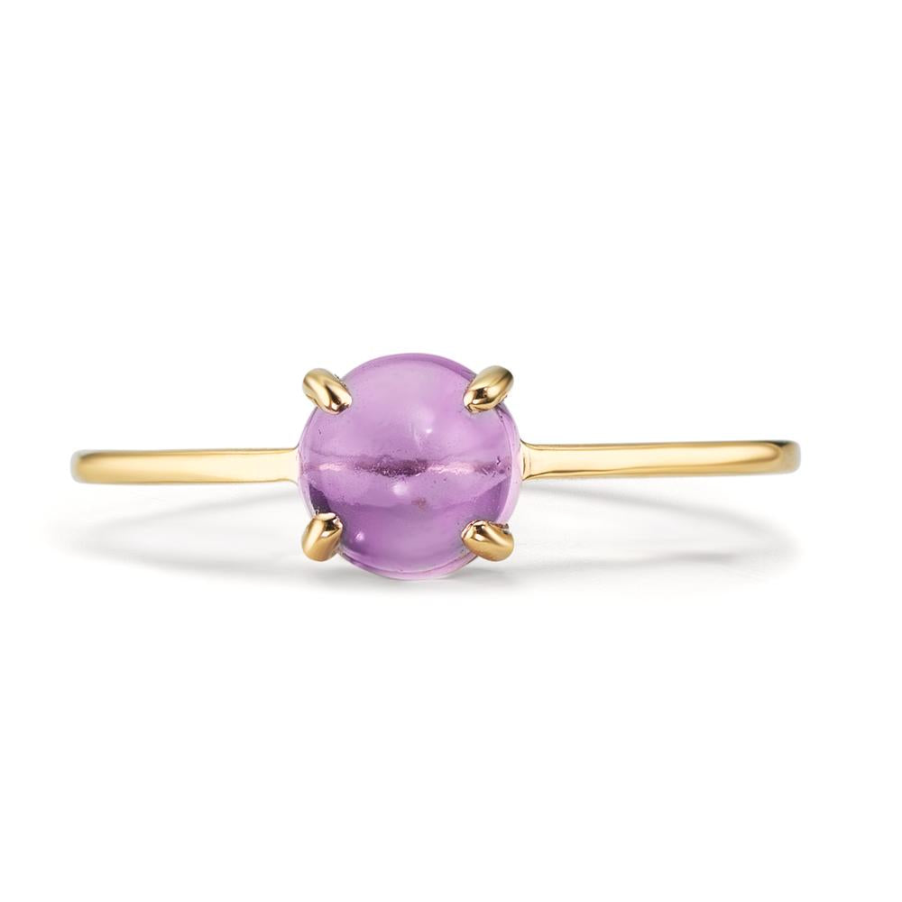 Fingerring 375/9 K Gelbgold Amethyst 5.5 mm