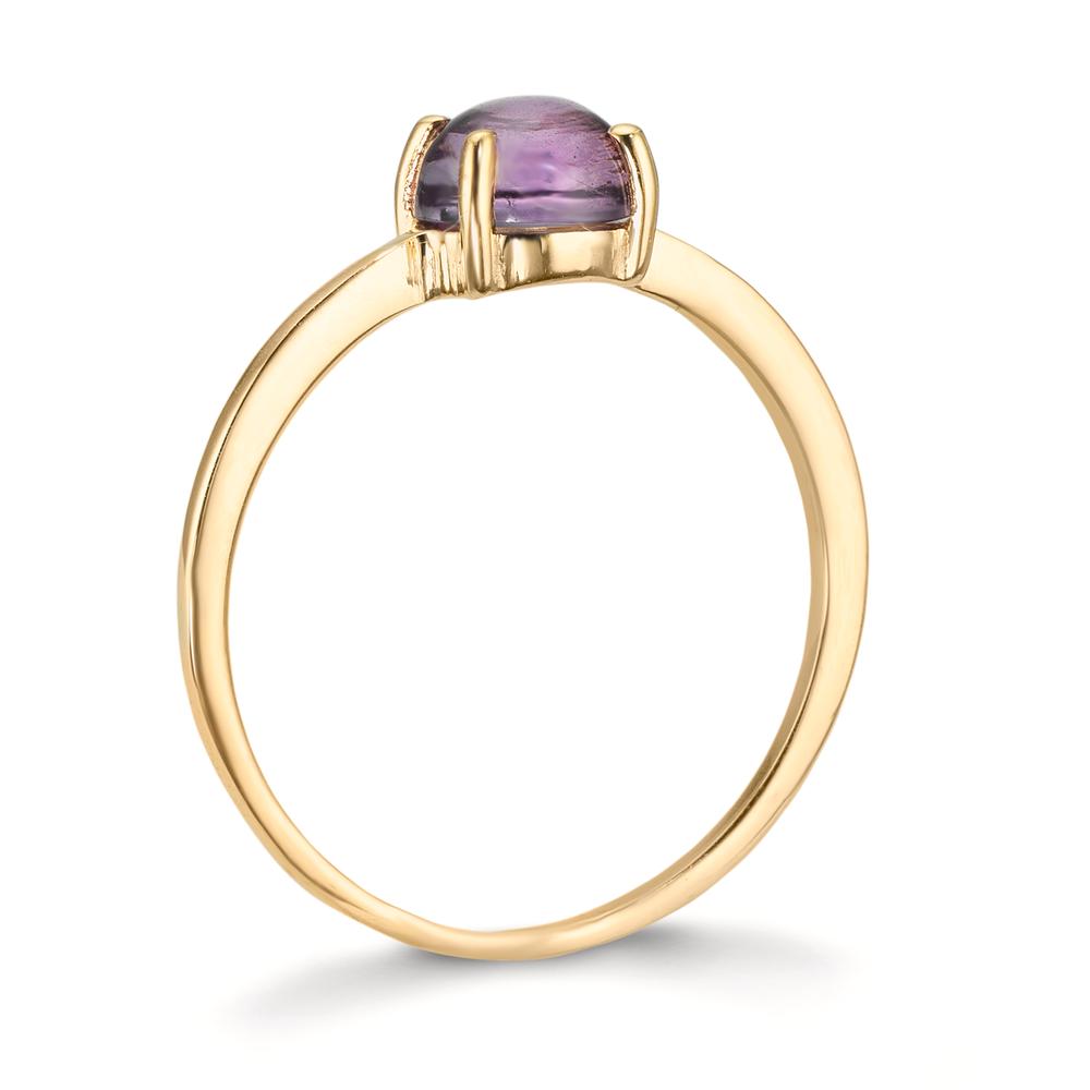 Fingerring 375/9 K Gelbgold Amethyst 5.5 mm