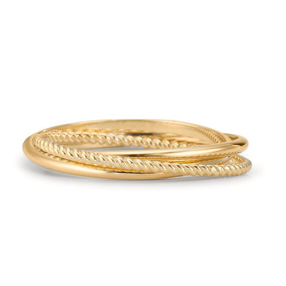 Fingerring 375/9 K Gelbgold