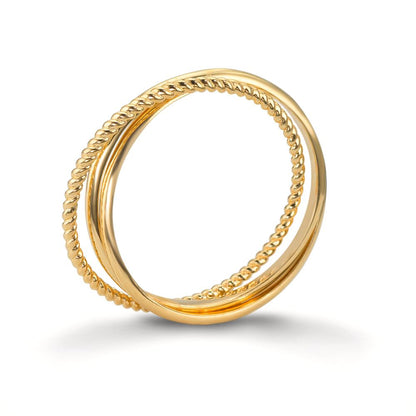 Fingerring 375/9 K Gelbgold