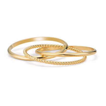 Fingerring 375/9 K Gelbgold