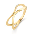 Fingerring 375/9 K Gelbgold