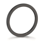 Beisteckring Edelstahl schwarz IP beschichtet