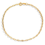 Fusskettchen 585/14 K Gelbgold 25 cm