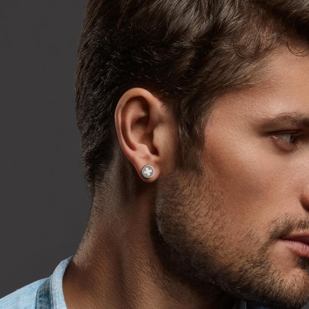 Ohrstecker 1 Stk Edelstahl Ø8 mm