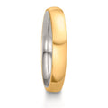 Partnerring 750/18 K Gelbgold, 950 Platin