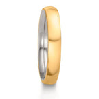 Partnerring 750/18 K Gelbgold, 950 Platin