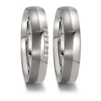 Partnerring Edelstahl, Titan